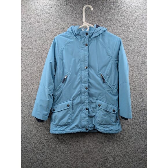 Lands' End Kids size Large Light Blue Winter Coat Systems Shell Grow Along - Picture 1 of 14